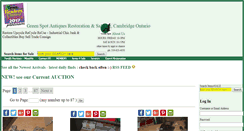 Desktop Screenshot of greenspotantiques.com